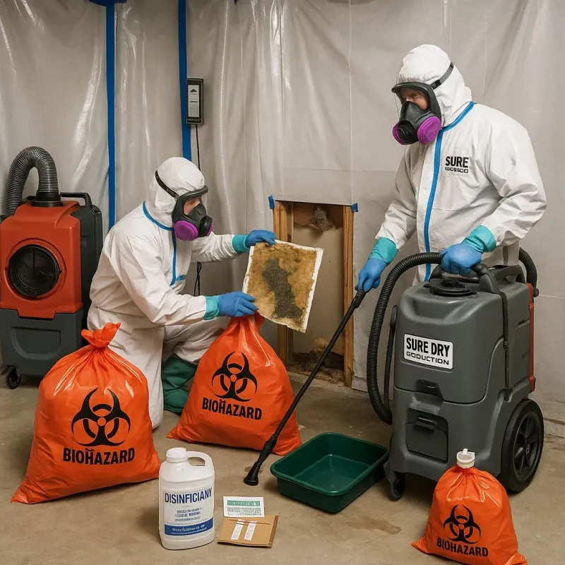 Contaminated Water Handling Protocols process in Sutton, MA