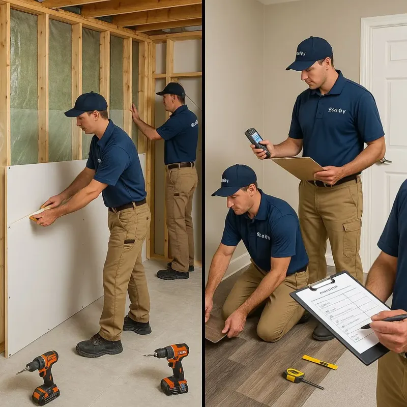 Repairs and Reconstruction process in Sutton, MA
