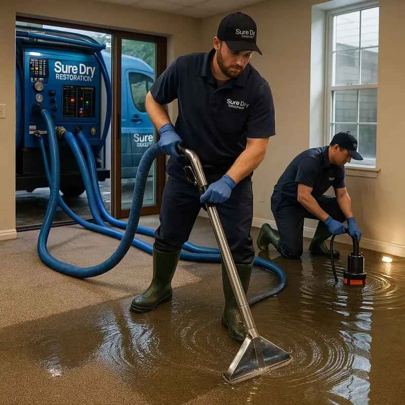 Water Extraction and Removal process in Sutton, MA